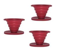 Yopeissn Coffee Filter Foldable Reusable Coffee Filter Cone for Hand-Brewed Coffee Ideal for Hiking Camping Home Offices A