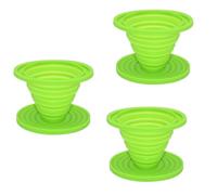 Yopeissn Coffee Filter Foldable Reusable Coffee Filter Cone for Hand-Brewed Coffee Ideal for Hiking Camping Home Offices B