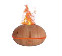 Yopeissn Colorful Volcano Diffuser Humidifier 200ml Ultrasonic Flame Fire Humidifier with Auto-Off Protection Cool Mist Diffuser A