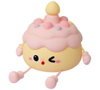 Yopeissn Cute Birthday Cake Night Lamp USB Rechargeable Sleep Lamp 2 Levels of Brightness Adjustment for Night Light Cute Night Lamp for Room Decor