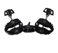 Yopeissn Double Metal Super Clamp Articulating Arm Clip 360° for Umbrella Monitor LED Light