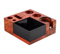 Yopeissn Espresso Tamping Station Knock Box-Espresso Knock Box and Tamp Station Coffee Organizer Box for 51-58mm Espresso Tamper Replacement Parts Accessories 1 Piece