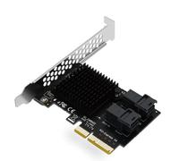 Yopeissn Expansion Card PCI-E to SFF-8643 Expansion Card 2 Port PCI-EX4 to U2 NVME Hard Disk Adapter Dual Port Splitless Card