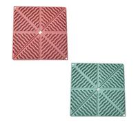 Yopeissn Folding Placemats, Insulation Mats, Tableware Coasters Portable Household Storage Placemats Kitchen Gadgets A