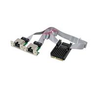Yopeissn Gigabit Ethernet Server Adapter Dual RJ45 Port Gigabit Server NIC Adapter 10/100/1000Mbps Ethernet NIC for PC