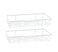 Yopeissn Hat Racks for Baseball Caps Wall Hat Organizer Fit 20 Caps Holder,2Packs Sturdy Wall Mounted Hat Storage Organizer White