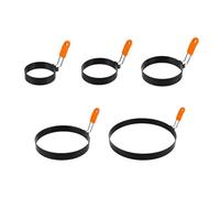 Yopeissn High-Grade Egg Ring 3.5-Inch 5-Piece Set, Fried Egg Ring Mold, Non-Stick Fried Egg Muffin Machine