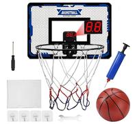 Yopeissn Indoor Wall Basketball Basketball Hoop for Kids and Adults, Pump and Complete Accessories A