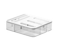 Yopeissn Kitchen Wrap Dispenser Organizer Box for Cling Wrap, Sandwich Bags - Space Saving Drawer Insert for Home Organization