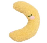 Yopeissn Little Pillow for Cats Neck Protector Deep Sleep Puppy U-Shaped Pillow Kitten Headrest for Cats Indoor,Yellow