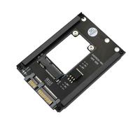 Yopeissn MSATA SSD to 2.5Inch 3.0 III Adapter Card with Frame Bracket Support Full Size MSATA SSD 6Gps for Desktop Computer Black