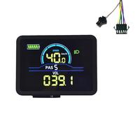 Yopeissn P5C Electric Bike LCD Display Meter 24V-60V Ebike Intelligent Display IP67 UART Colorful LCD Display Meter SM 5+2PIN