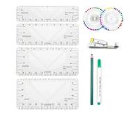 Yopeissn T-Shirt Ruler Guide PVC Shirt Alignment Tools Ruler for Adult Youth Infant Toddler Sewing Replacement Parts Accessories A
