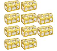 Yopeissn Transparent Treasure Chest Treasure Chest Candy Box Children'S Birthday Cake Dessert Table Decorated with A Pirate Gift
