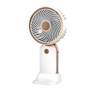 Yopeissn USB Mini Handheld Fan Small Personal Fan Makeup Eyelash Fan for Hiking Traveling Home Office B