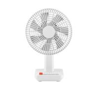 Yopeissn USB Portable Rechargeable Fan Four-Speed Retro Electric Fan Desktop Oscillating Fan Adjustable Tilt