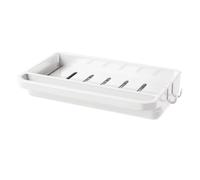 Yopeissn Wall-Mounted Kitchen Storage Rack with Drainage Cloth and Dishwashing Towel Holder - Space-Saving, Easy to Install