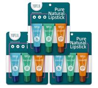 Yopela Sun Protection for Lips, Moisturising and Repairing SPF 30 for Summer, Moisturising, Soft and Long-Lasting, 3 Flavours (9:3 Moisturising and 3