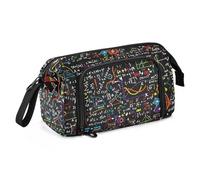 Yopersonalizes Large Pencil Case for Girls Boys Math Education Formulas Pencil Bag for Secondary School Supplies Office Stationery Organised Pencil Pouch for Kids Teen Student Women
