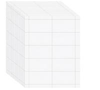 YOPEUC 250PCS 54x90mm Perforated Card,A4 250GSM Microperforated Cards Refill Inserts for ID Name Badges,Business Card Paper Sheet,Suitable for DIY Business Cards Handwritten Notes and Crafts