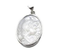 YOPI Animal Nine-tailed Fox Pendant - White & Grey Shell Necklace for Nature Lovers(06color)