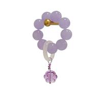 YOPI Hand Twisting Mini Rosary Beads Bracelet - Soft and Flexible Finger Wraps for Prayer and Meditation(TemperamentViolet)