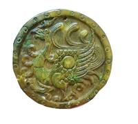 YOPI Jade Four God Beasts White Tiger Pendant Antique Ruimo Style Carving | Authentic old jade pendant featuring White Tiger antique Ruimo carving