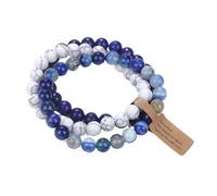 YOPI Multi-Layered Natural Stone Bracelet with Tiger's Eye, Agate, and Amethyst - Elegant Crystal Jewelry for Women(Xhy545-3)