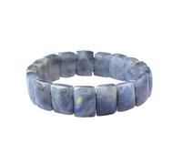 YOPI Natural Labradorite Bracelet with Grey Moonstone and Crystal - Elegant Healing Jewelry