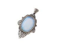 YOPI Natural Shell Powder Crystal Stone for DIY Necklace Pendant - Unique Mirror Finish(C10540-7)