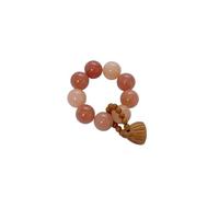 YOPI Natural White Jade Bodhi Root Hand-Twisted Finger Beads Collection - Soft Fingertip String Beads for Meditation and Mindfulness(Color8)