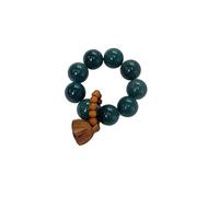 YOPI Natural White Jade Bodhi Root Hand-Twisted Finger Beads Collection - Soft Fingertip String Beads for Meditation and Mindfulness(Color7)