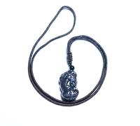 YOPI Obsidian Color Pendant Necklace - Rainbow Eye Twisted Hip Crystal Jewelry for All Occasions