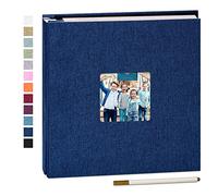 Yopih Self Adhesive Photo Album 10x15 8x13 13x18 15x20 20x25 cm 60 Pages Scrapbook Album DIY Scrap Book with A Pen