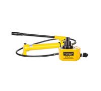 YOPNDFR 50T Low Profile Hydraulic Jack Power Kit,CP-700 Manual Hydraulic Hand Pump,Low Profile Jack, 2.7in Stroke Industrial Micro Hydraulic Cylinder(50T jack+CP-700 hand pump)