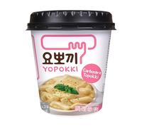 Yopokki Instant Chewy Korean Topokki Rice Cakes Tteokbokki (Carbonara)