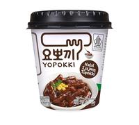 Yopokki Instant Chewy Korean Topokki Rice Cakes Tteokbokki (Halal Jjajang)