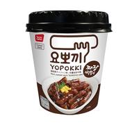 Yopokki Instant Chewy Korean Topokki Rice Cakes Tteokbokki (Jjajang)