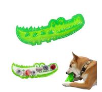YoPoll Slow-Feed Chew & Fetch Crocodile Dog Toy, Dogs Slow Feeder Puzzle, reat Dispensing Dog Toys Promotes Slow Eating, Reduces Stress,Perfect for Fetch,Chewing & Training (Small)