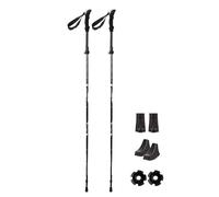 YOPOTIKA Adjustable Walking Poles for Rambling, Climbing and Exploring Heavy Duty Outdoor Paths, 45.3-53.1 Inch Foldable Lightweight Aluminium Alloy 2 Pack for Men, Women and Backpackers