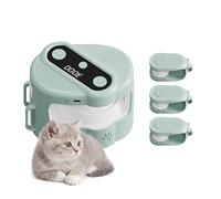 YOPOTIKA Electronic Cat Teaser Toy for Hunting and Pouncing in the Home Type-C Rechargeable 4 Speeds Remote Control Matcha Green for Active Indoor Pets Sturdy ABS Self-Playing Interactive String