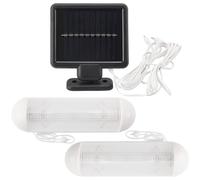 YOPOTIKA Solar Shed Lights Indoor with Switch, 2 in 1 Indoor Solar Powered Lights with Pull Cord Split Solar LED Light, Outdoor Solar Powered Shed Light for Garage Shed Corridor