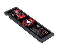 Yoqanr 8.8" Sensor Panel PC Temperature Display,Computer Temp Monitor, PC Accessories,Type-C+PH Interface,Mini Computer Secondary Screen Monitoring CPU,RAM,GPU,SSD Performance and So On(Black)