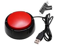 Yoqanr Enter Button Macro PC Switch Control Keyboard,Relieve Stress & Release Emotions Button,Equipped 39.4" USB Cable, Comes with Modification Software(Stored On A USB Drive)