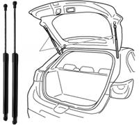 YoQIK Car Boot Gas Springs For Hyundai Atos Prime Hatchback 2003-2014 81780-05530,Rear Tailgate Trunk Struts Lifter Doors Lift Support System Slow Down Shock Damper Body Styling Fittings Parts