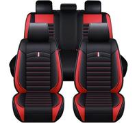 YoQIK Car Seat Cover Sets for Audi A3 S-Line A3 8P 8V A3 1995-2025,Leather Front Back Full Surround Protectors Pad Breathable Waterproof Interior Accessories,Standard-D-Red