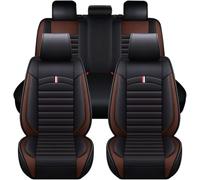 YoQIK Car Seat Cover Sets for Audi A3 S-Line A3 8P 8V A3 1995-2025,Leather Front Back Full Surround Protectors Pad Breathable Waterproof Interior Accessories,Standard-B-Coffee