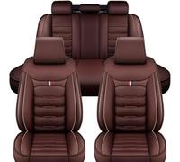 Car Seat Cover Sets for Toyota Yaris Cross Hybrid 2021-2024,Leather Front Back Full Surround Protectors Pad Breathable Waterproof Universal Interior Accessories,D/Coffee