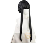 Yor Forger Anime SPY X FAMILY Cosplay Long Black Heat Resistant Synthetic Hair Halloween Party Wig + Wig Cap