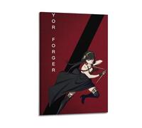 Yor Forger Posters Spy × Family Posters Stylish Print Poster Aesthetic Wall Art Decor Vintage Canvas Decorative Painting Poster Living Room Bed Room Derector 20x30inch(50x75cm) Frame-style